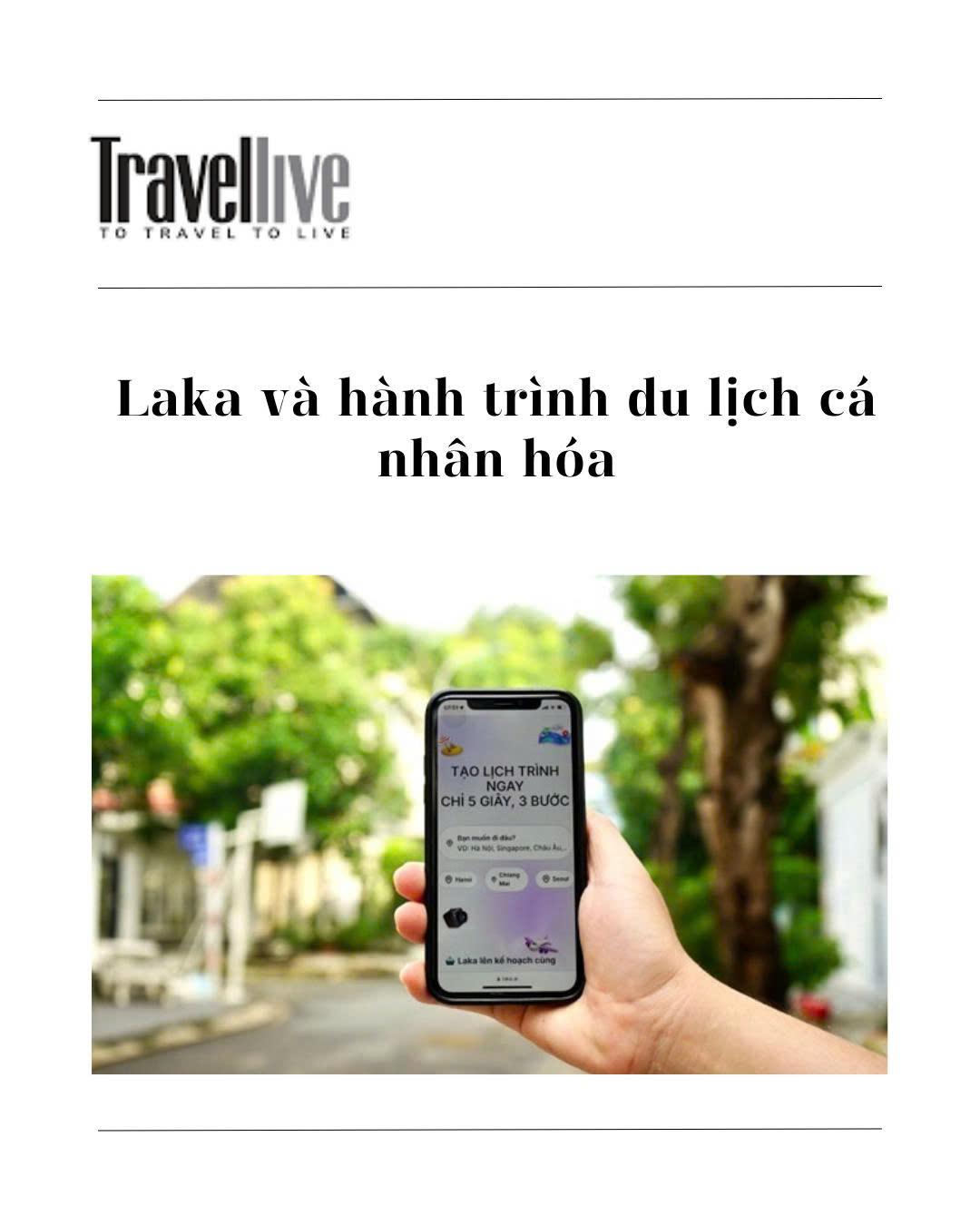[Travellive+] Laka và hành trình du lịch cá nhân hóa